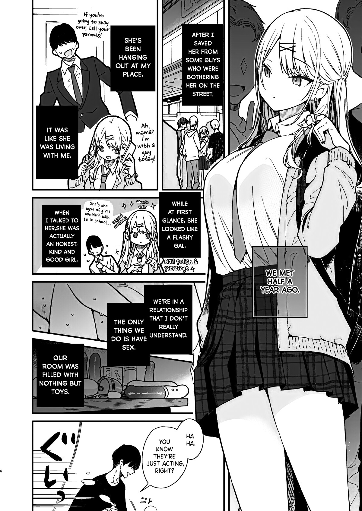 Hentai Manga Comic-Things got crazy when I tried to imitate an extreme adult video with my gal girlfriend.-Read-3